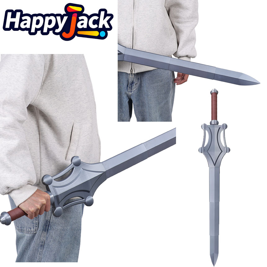 Men Accessories Silver - سكين بلاستيكية فضية للتنكر من فانتاسيا