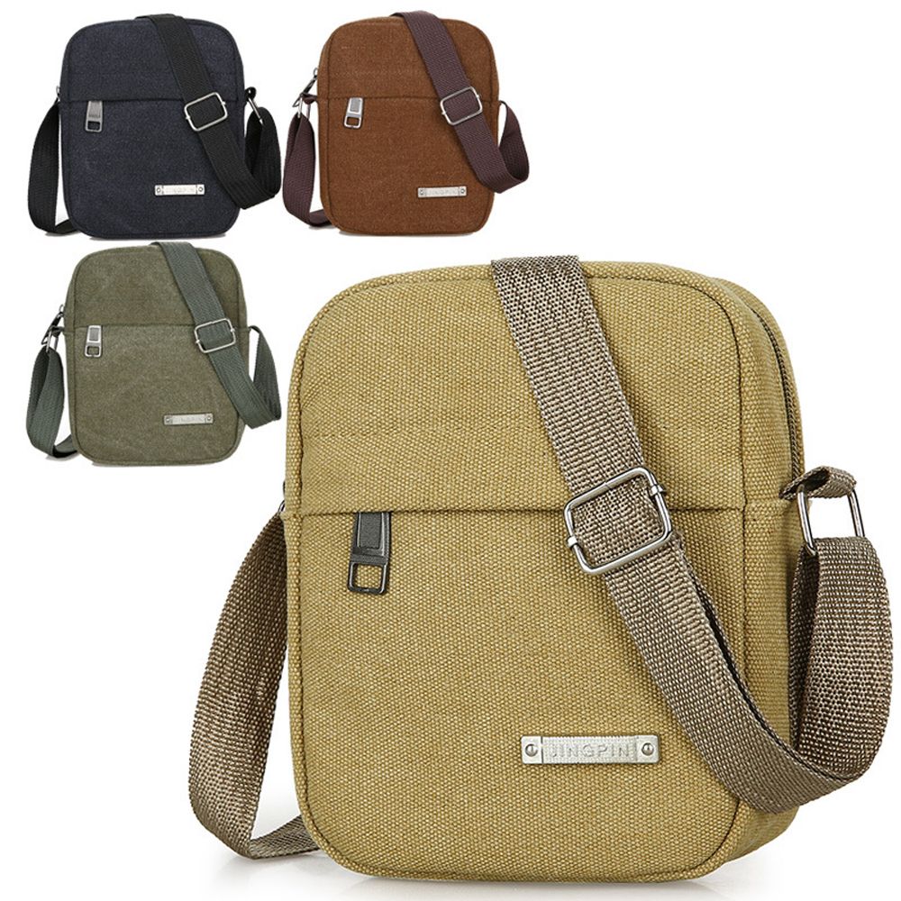 Men'S Accessories Backpack - حقيبة كروس قماشية بكتف واحد ،