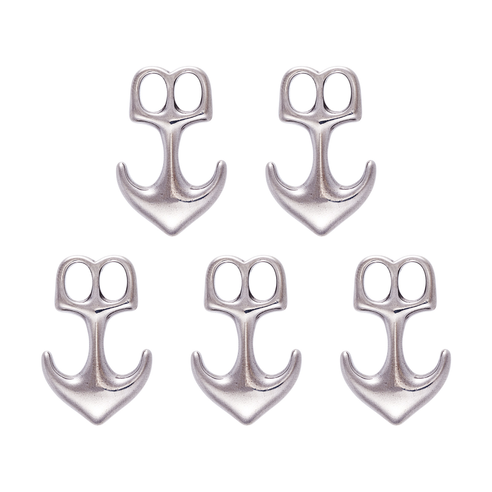 Men Accessories Style - 5 قطع مشابك تثبيت من الفولاذ