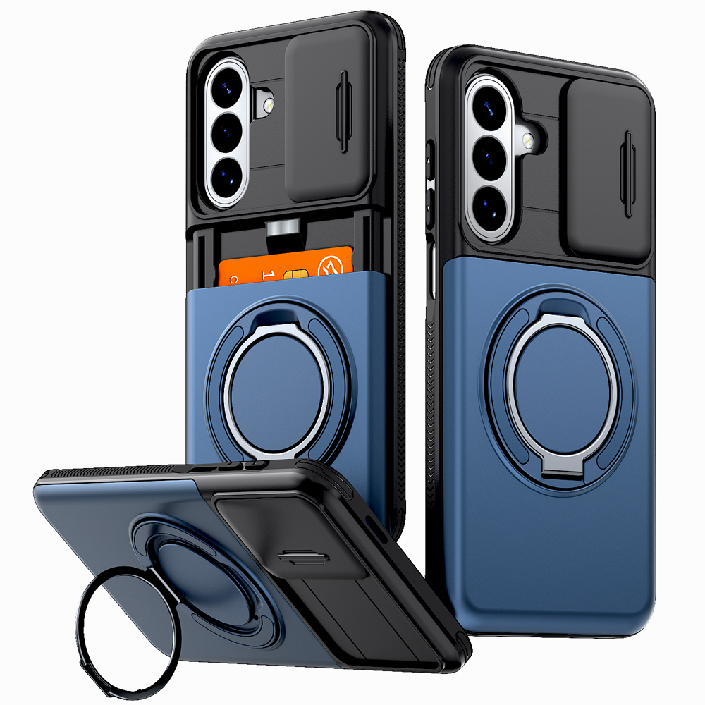 Phone Wallet Combo - غطاء مغناطيسي مدرع لهاتف سامسونج جالاكسي