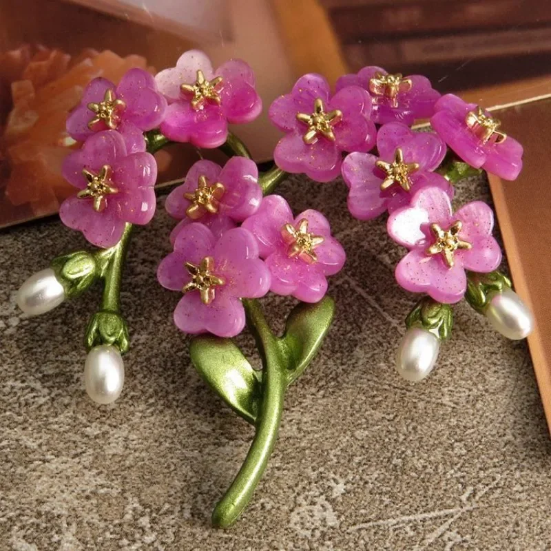 Men Accessories Bouquet - الكلاسيكية الرجعية تقليد اللؤلؤ باقة بروش