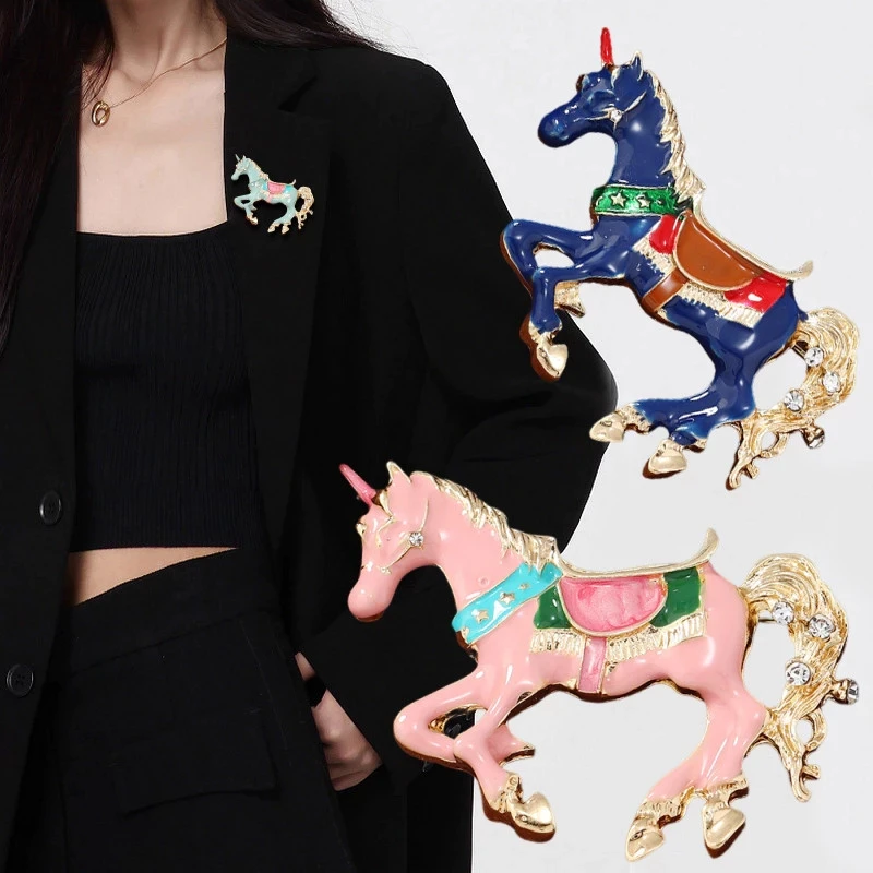 خمر المينا الحصان دبابيس معدني - مراجعة Men Accessories Bouquet وسعره