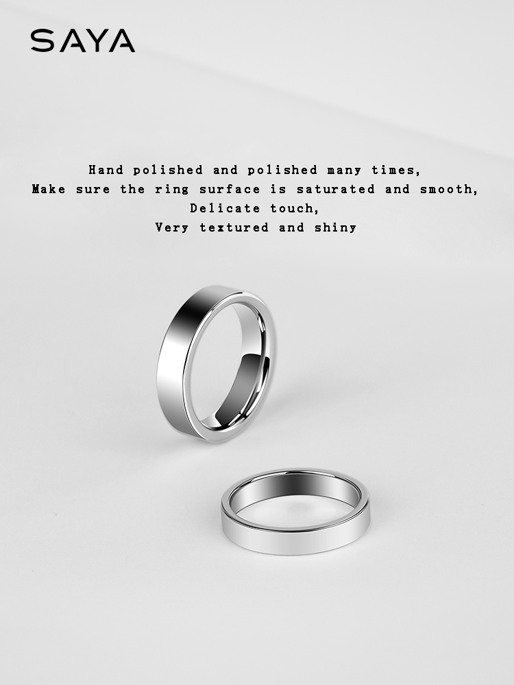 خواتم تنجستن للرجال والنساء ،  - مراجعة Men Accessories Silver وسعره