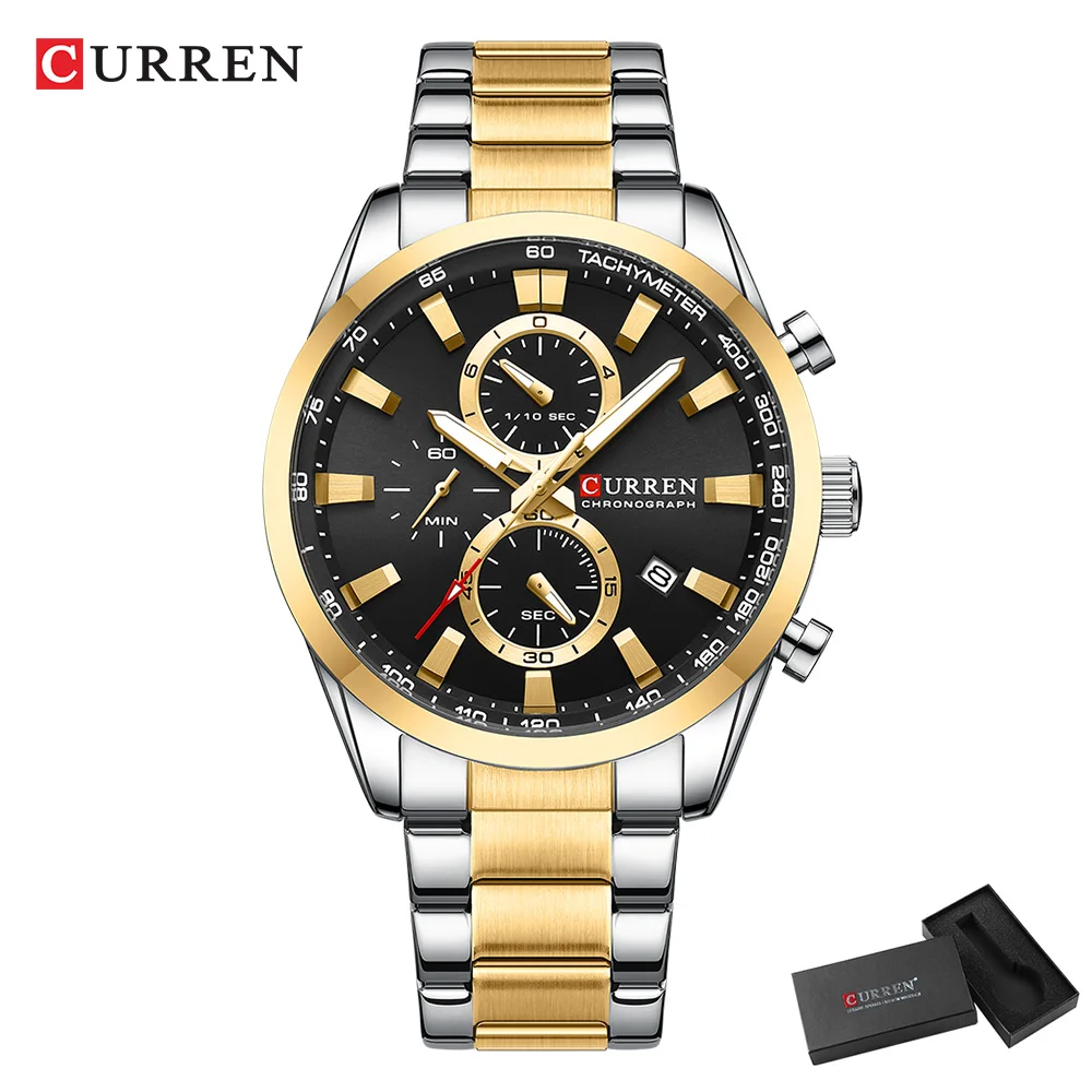 CURREN ساعات كوارتز كرونو رياض - مراجعة Men'S Accessories Watches وسعره