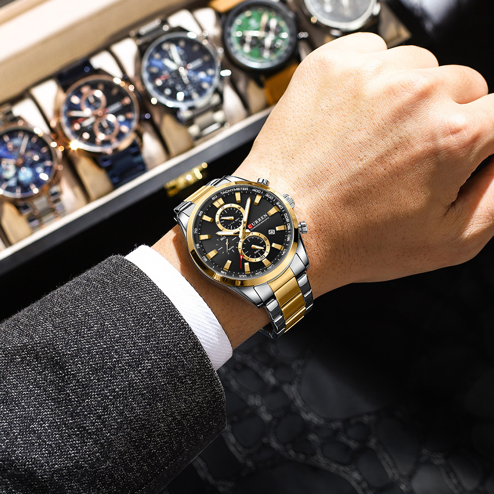 CURREN ساعات كوارتز كرونو رياض - مراجعة Men'S Accessories Watches وسعره