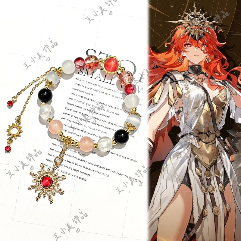 أساور نسائية مرصعة بالخرز مستو - مراجعة Men'S Accessories Anime وسعره