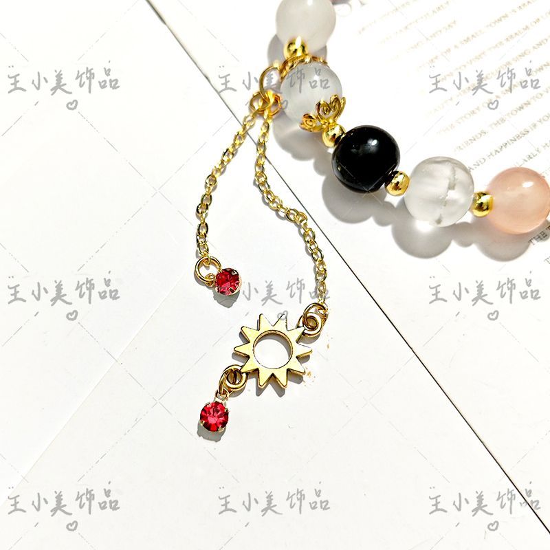 أساور نسائية مرصعة بالخرز مستو - مراجعة Men'S Accessories Anime وسعره