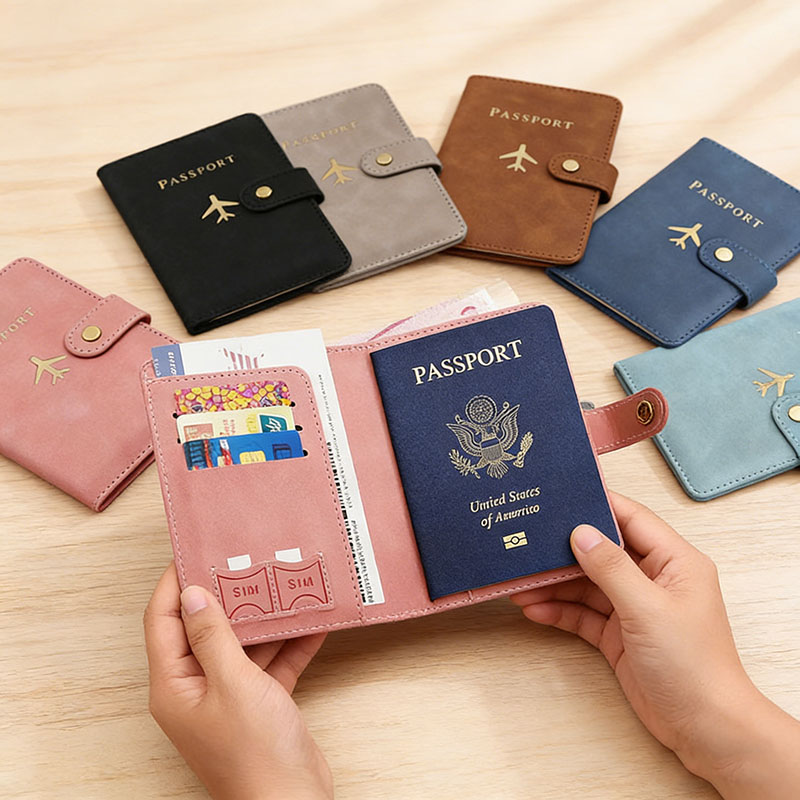 حافظة جواز سفر جلدية للسفر، مح - مراجعة Men'S Accessories Case وسعره