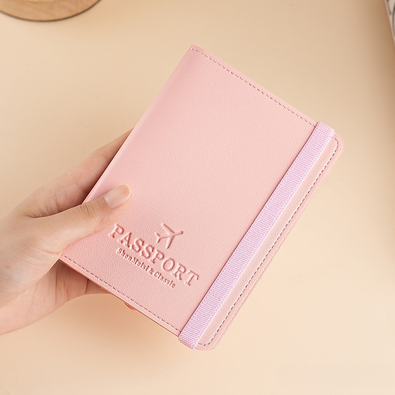 غطاء جواز سفر من الجلد الصناعي - مراجعة Passport Wallet Rfid وسعره