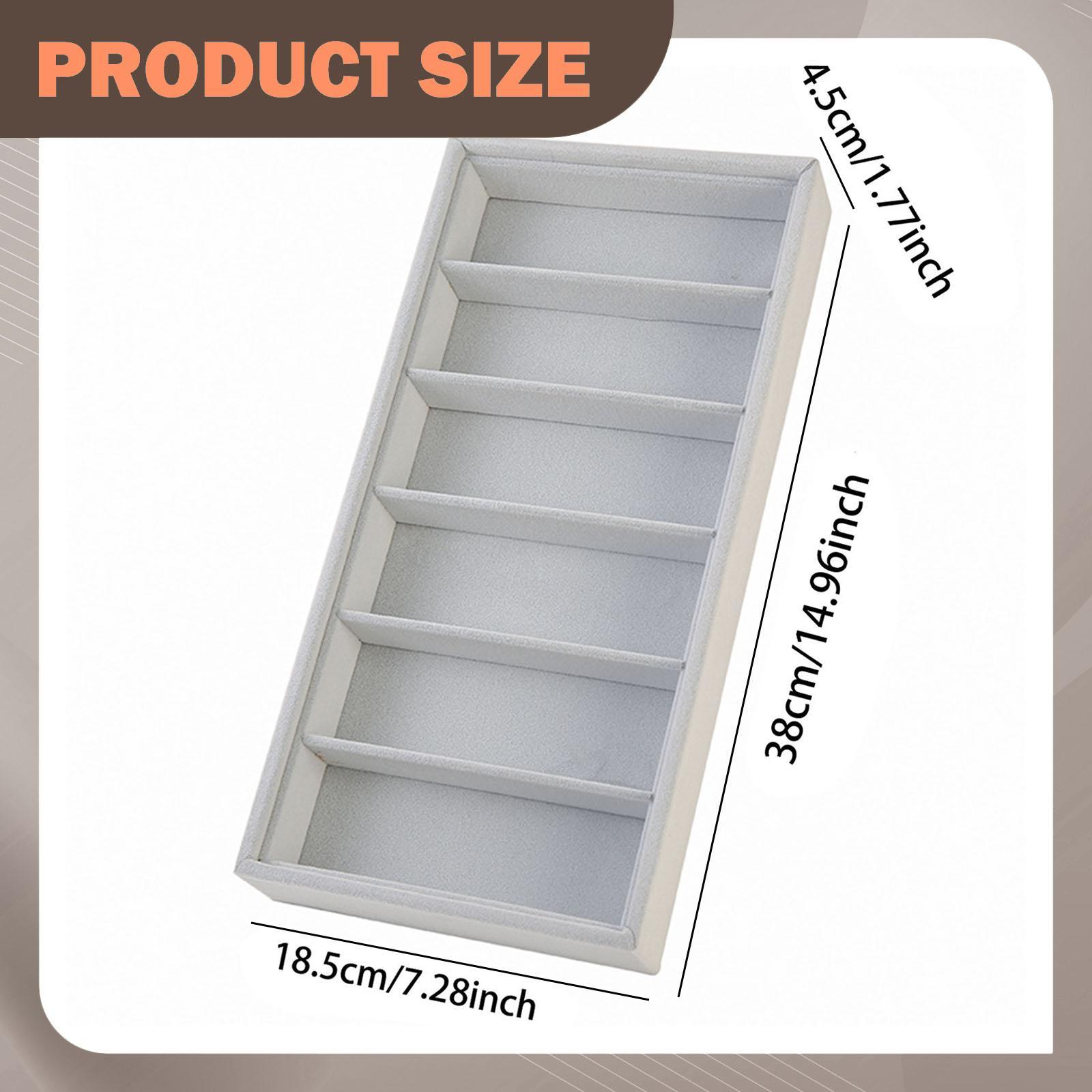 صينية عرض النظارات بـ 6 أقسام  - مراجعة Men'S Accessories Organizer Tray وسعره