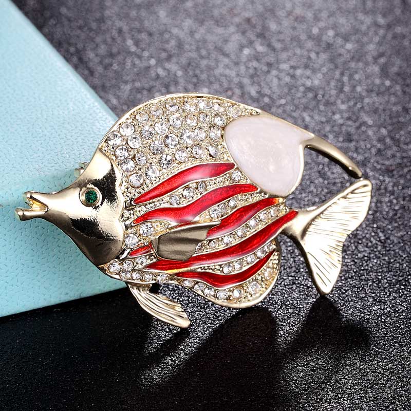 دبابيس وبروشات على شكل سمكة با - مراجعة Men Accessories Bouquet وسعره