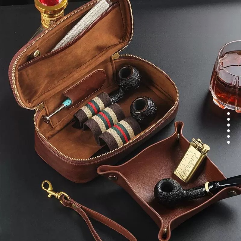 حقيبة أنابيب من الجلد الطبيعي، - مراجعة Men'S Accessories Organizer Tray وسعره