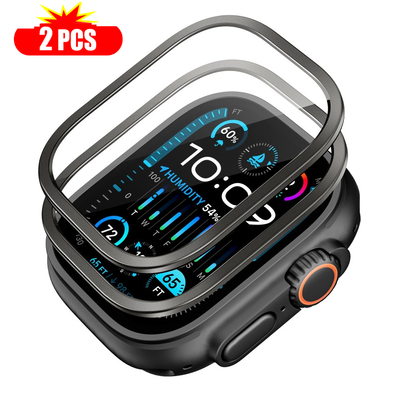 2 قطعة الزجاج المقسى لساعة أبل - مراجعة Men'S Accessories Watches وسعره