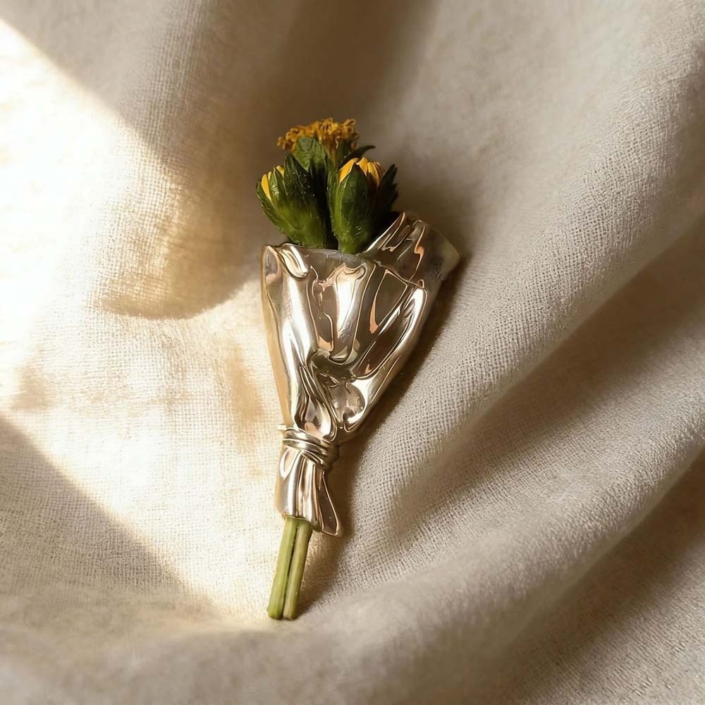 دبوس زهرة قابل للإدخال بتصميم  - مراجعة Men Accessories Bouquet وسعره