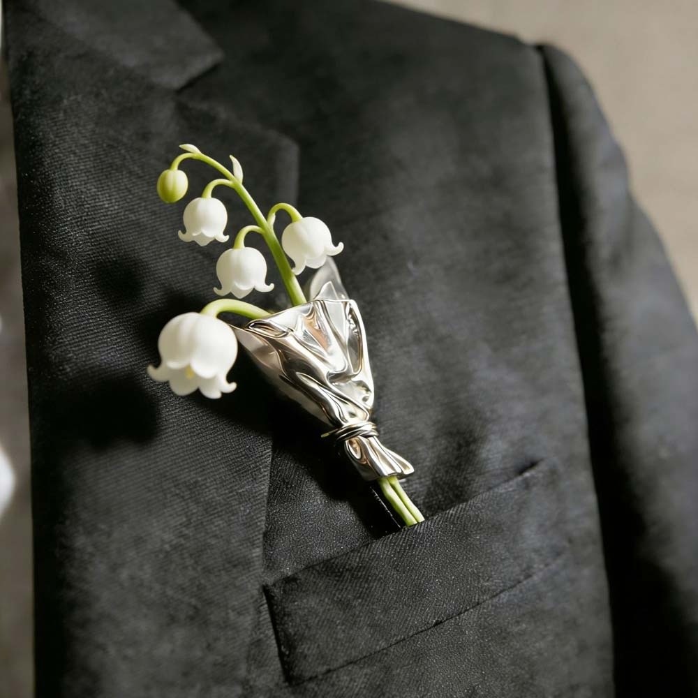 دبوس زهرة قابل للإدخال بتصميم  - مراجعة Men Accessories Bouquet وسعره