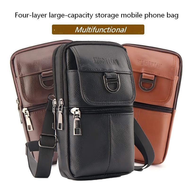 حقيبة خصر جلدية للرجال - حقيبة - مراجعة Men'S Accessories Backpack وسعره